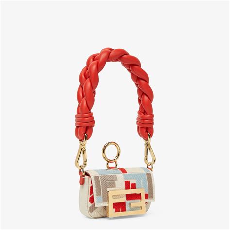 charm iniziale fendi per borsa|Nano Baguette Charm .